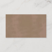 Turquoise lederen land Westerne Visitekaartjes (Achterkant)