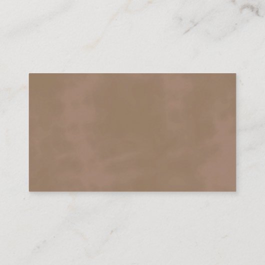 Turquoise lederen land Westerne Visitekaartjes (Achterkant)