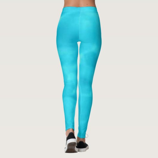 Turquoise leggings (Achterkant)