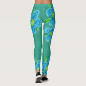 Turquoise Leggings (Achterkant)