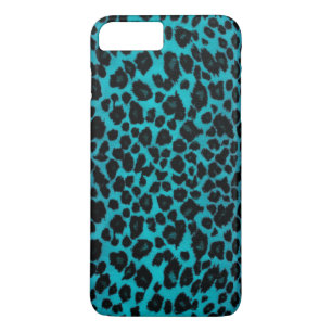 Turquoise Leopard Print Case-Mate iPhone Case
