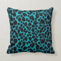 Turquoise Leopard Print