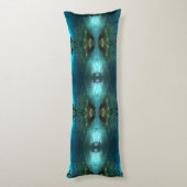Turquoise Lichaamskussen (Achterkant (Verticaal))
