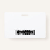 Turquoise Light Blue Business Photo-ID-kaart Badge