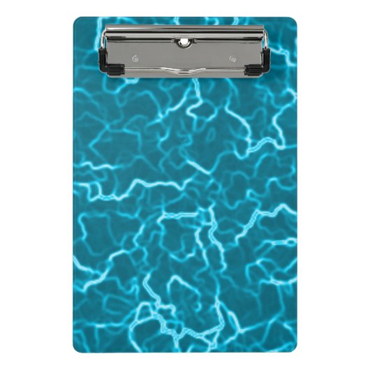 Turquoise Lightning Mini-klembord Mini Klembord (Voorkant)