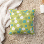 Turquoise Limoen Stippen Pillow Kussen (Deken)
