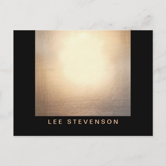 Turquoise Linen Gold Circles Beauty Salon 2 Briefkaart (Voorkant)