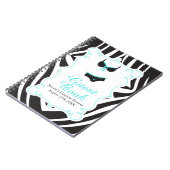 Turquoise Lingerie Party  Notitieboek (Linkerzijde)
