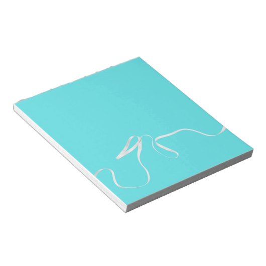 Turquoise & Lint Notitieblok (Schuin)