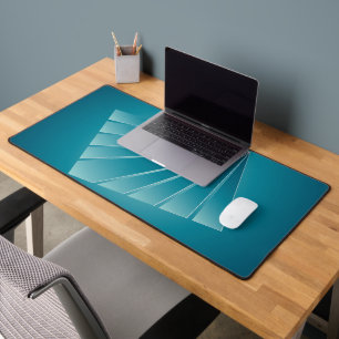 Turquoise linten bureaumat
