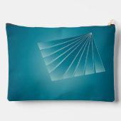 Turquoise linten etui (Achterkant)