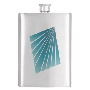 Turquoise linten flacon