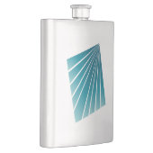 Turquoise linten flacon (Rechts)