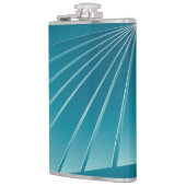 Turquoise linten heupfles (Links)