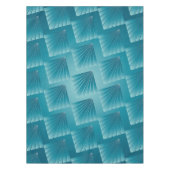 Turquoise linten tafelkleed (Voorkant)