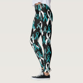 Turquoise linten...TN Leggings (Links)