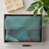 Turquoise Lodge Arctische Wolf Portret Tissuepapier (Geschenk)