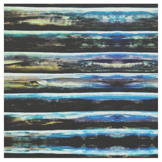 Turquoise Log Fabric Stof (Close Up)