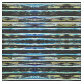 Turquoise Log Fabric Stof (Swatch)