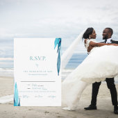 Turquoise Loofwerk Eet RSVP