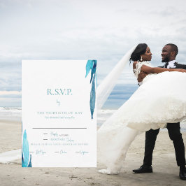 Turquoise Loofwerk Eet RSVP