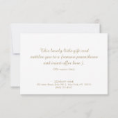 Turquoise Lotus Flower Cadeaubon (Achterkant)