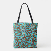 Turquoise Luipaard Strand Cruise Tas Cadeau (Achterkant)