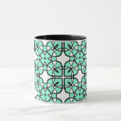 Turquoise lussen mok (Midden)