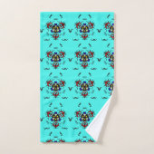 Turquoise Luxe Mandala" Bad Handdoek (Handdoek)