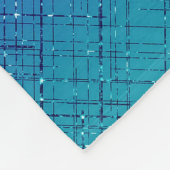 Turquoise Magenta Ombre Gymnastiek Meisje Fleece Deken (Hoek)