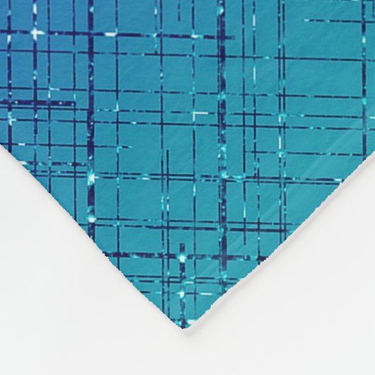 Turquoise Magenta Ombre Gymnastiek Meisje Fleece Deken (Hoek)