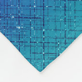 Turquoise Magenta Ombre Gymnastiek Meisje Fleece Deken (Hoek)