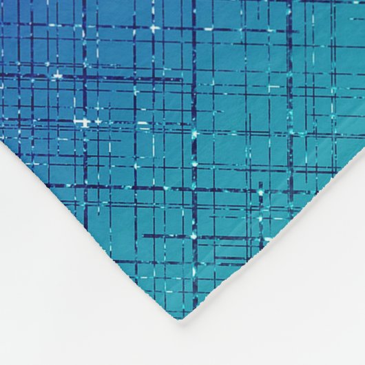 Turquoise Magenta Ombre Gymnastiek Meisje Fleece Deken (Hoek)