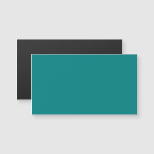 Turquoise Magnetische Zakelijke Kaart (Voorkant / Achterkant)