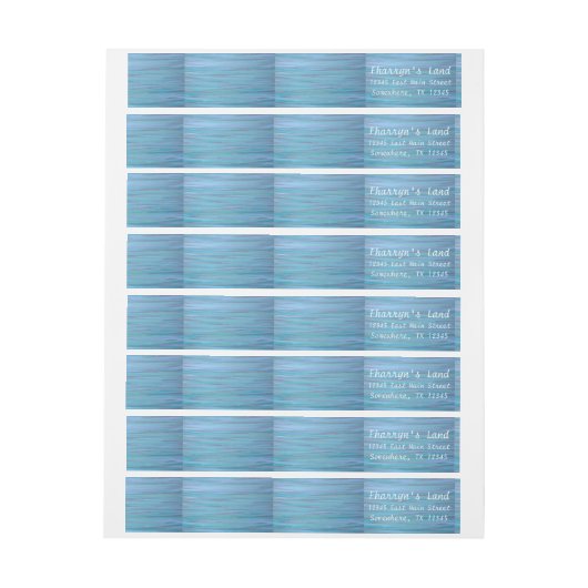 Turquoise Mail | Blauwe Blauwgroen kalkwaterpensee (Vel)