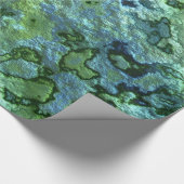 Turquoise Malachite Cadeaupapier (Hoek)