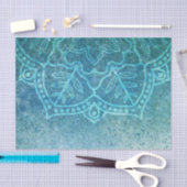 Turquoise Mandala Decoupage Tissuepapier (Craft)