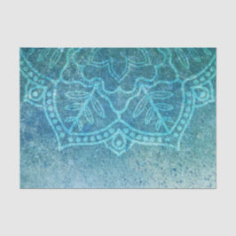 Turquoise Mandala Decoupage Tissuepapier