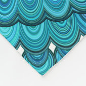 Turquoise Mandala Fleece Deken (Hoek)