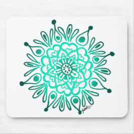 Turquoise Mandala Mousepad Muismat