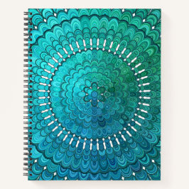 Turquoise Mandala Notitieboek