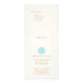 Turquoise Mandala Spa Salon Price List Menu (Achterkant)