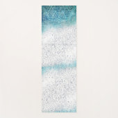 Turquoise mandala yogamat (Voorkant)