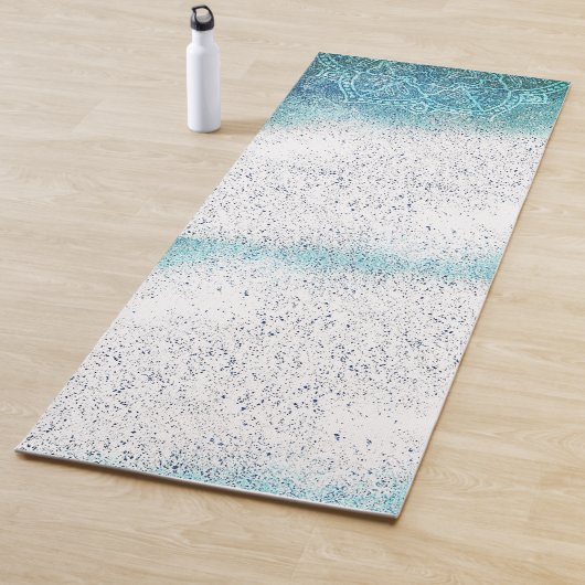 Turquoise mandala yogamat (In situ)