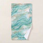 Turquoise Marble Bath Towels Set Gift Bad Handdoek (Handdoek)
