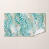 Turquoise Marble Bath Towels Set Gift Bad Handdoek (Handdoek)