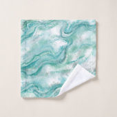 Turquoise Marble Bath Towels Set Gift Bad Handdoek (Wasdoekje)