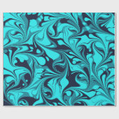 Turquoise Marble Cadeaupapier (Vlak)