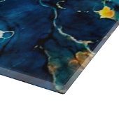 Turquoise Marble Cutting Board Snijplank (Hoek)