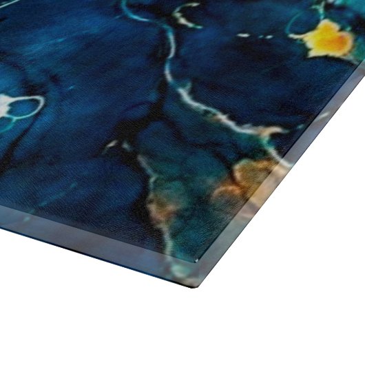 Turquoise Marble Cutting Board Snijplank (Hoek)